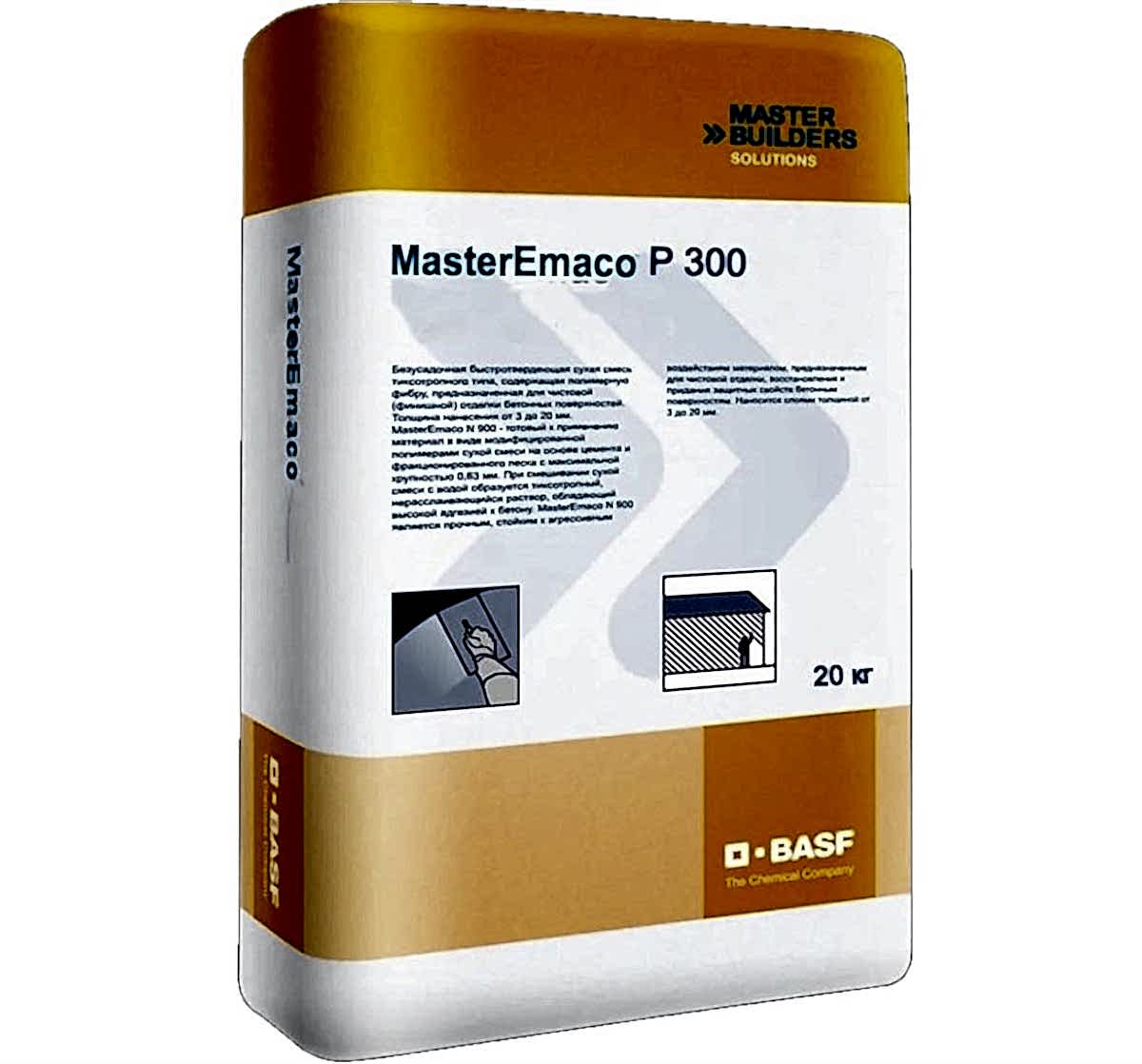 BASF MASTEREMACO P 300 20 KG (MASTERSEAL 300 T)