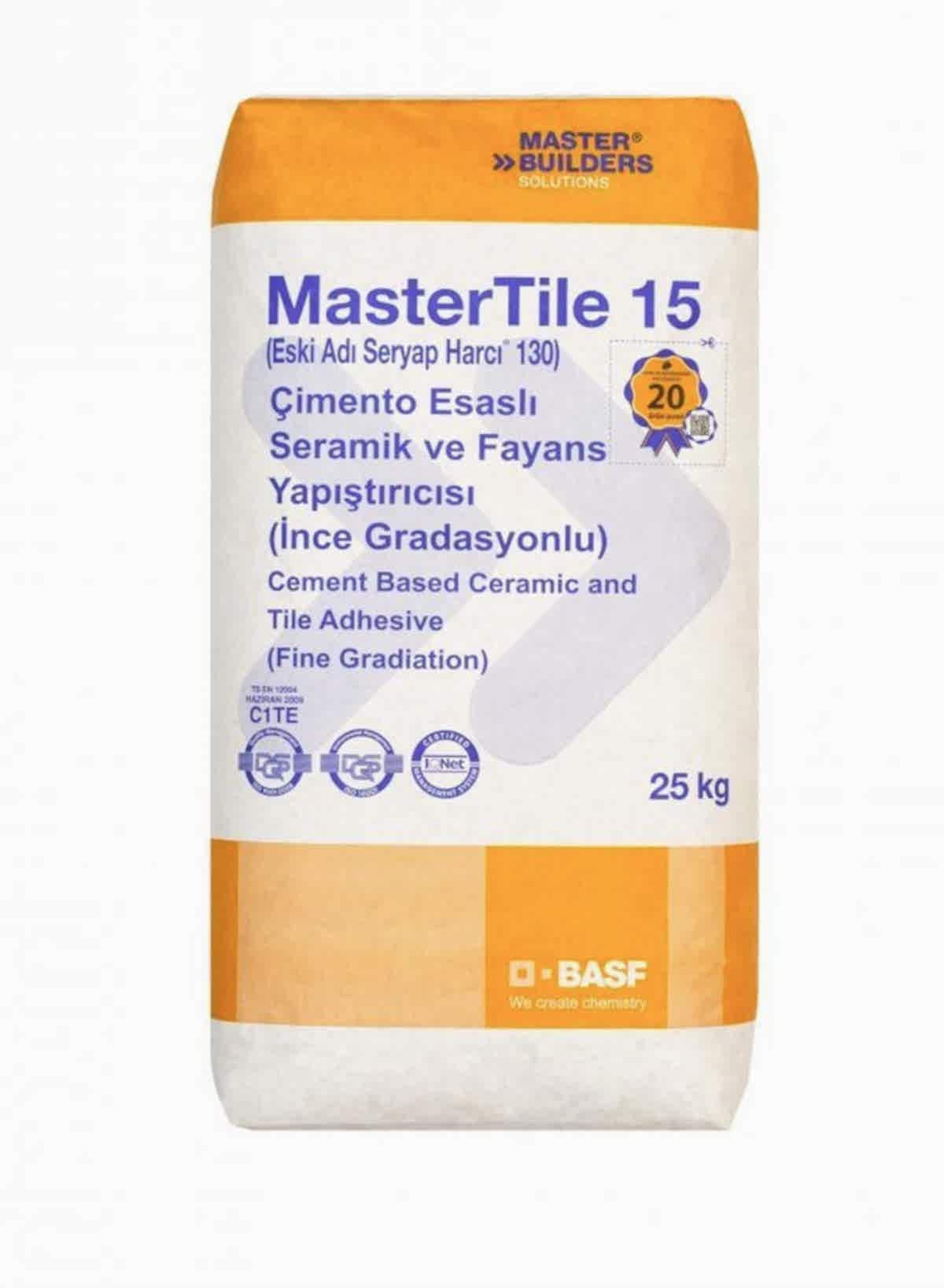 BASF MASTERTILE 15 BEYAZ 25 KG (SERYAP 130)