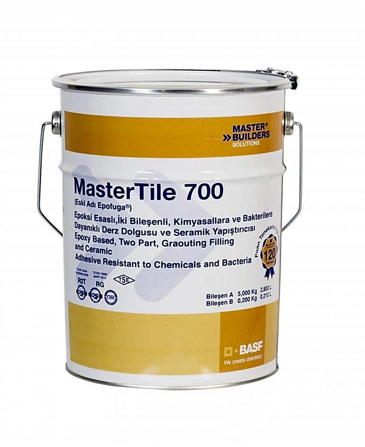 BASF MASTERTILE 700 BEYAZ 5.20 KG (EPOFUGA)