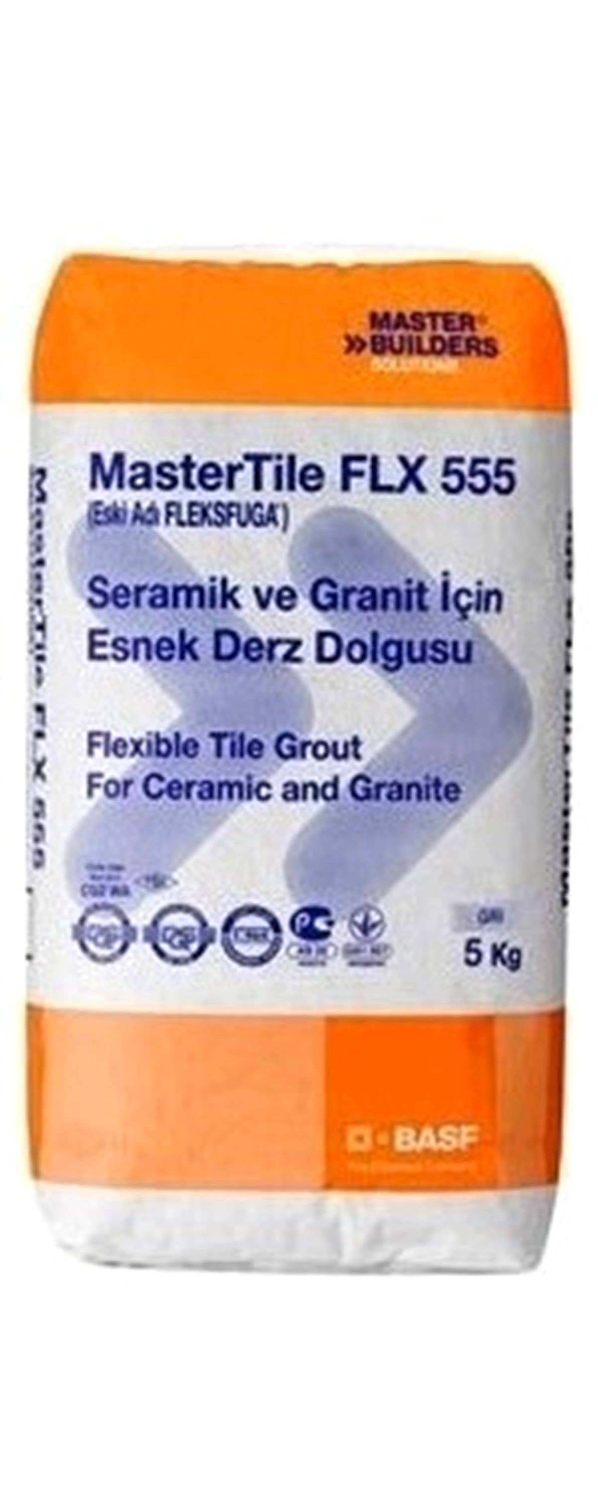 BASF MASTERTILE FLX 555 BAHAMABEJ 5 KG (FLEKSFUGA)