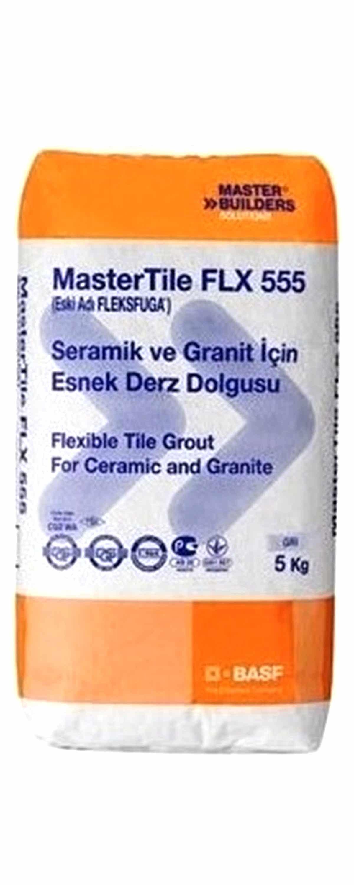 BASF MASTERTILE FLX 555 SIYAH 5 KG (FLEKSFUGA)