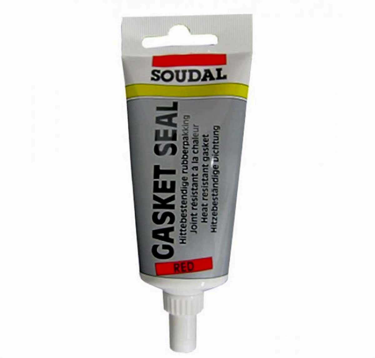 SOUDAL GASKETSEAL YÜKSEK ISI SILIKONU KIRMIZI 80 ML 24 AD