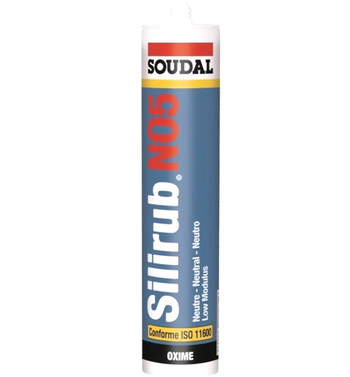 SOUDAL SILIRUB NO5-HE SILIKON ALÜMINYUM SILVER 300 ML (24 AD)