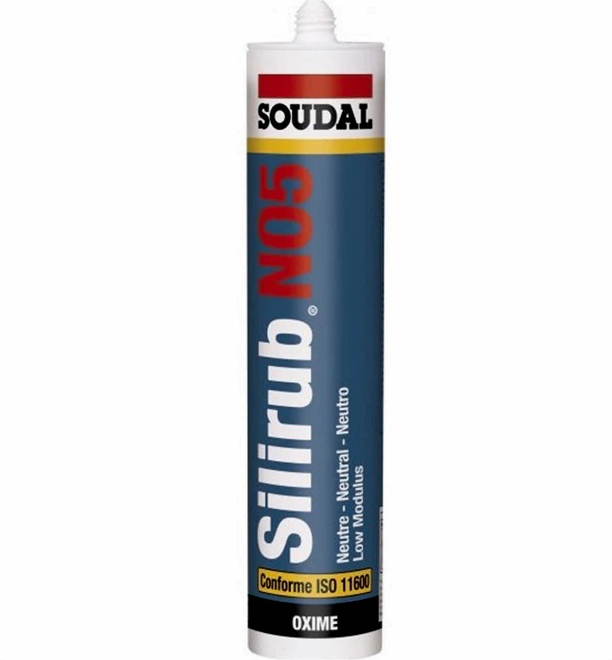 SOUDAL SILIRUB NO5-HE SILIKON SIYAH 300 ML (24 AD)