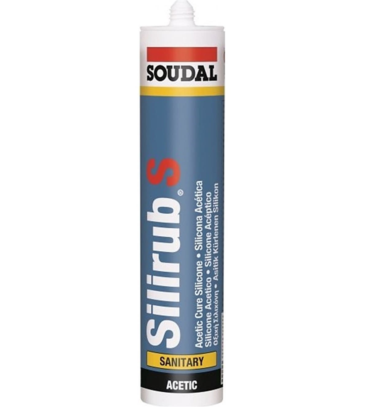 SOUDAL SILIRUB S SILIKON SEFFAF 50 ML 24 AD